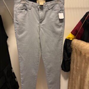 Democracy "Ab"solution Gray Jean Women Pants, Size 4